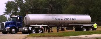we fill your pool with trucked in water