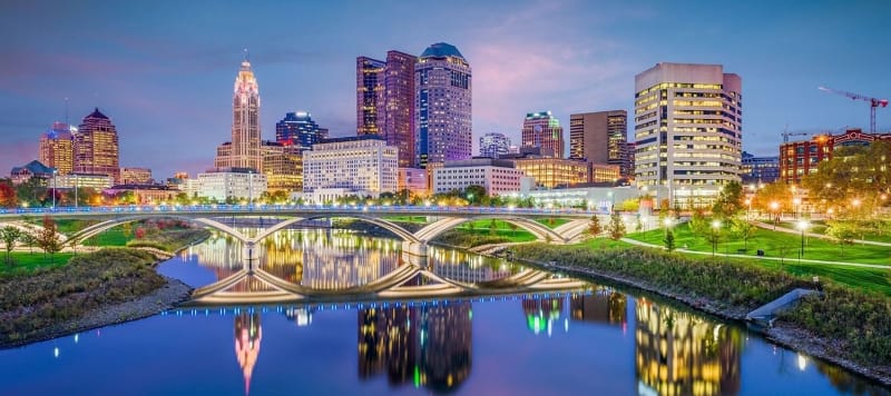 city of columbus skyline