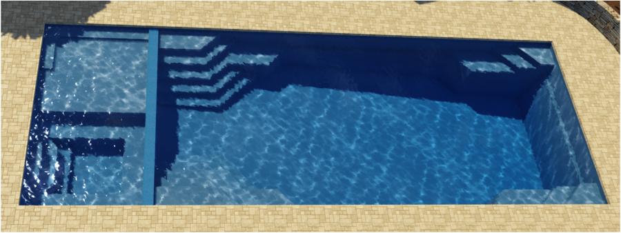 Can a fiberglass pool have FEATURES? Does it matter?