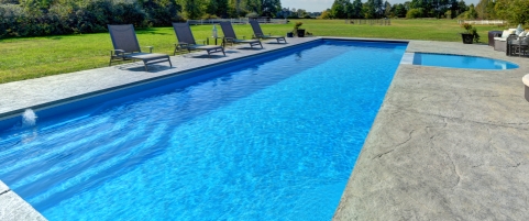 fiberglass pools will always look the same with no repairs
