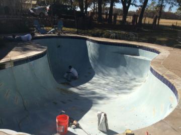 gunite pools will need repaired