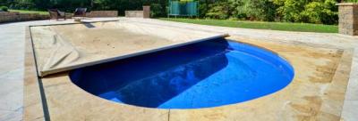 retractable pool cover instead of a fence