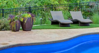 decorative aluminum pool fencing