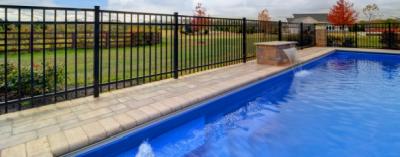 decorative aluminum pool fencing