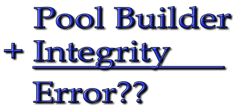 Integrity in the pool business – DOES THAT EXIST?