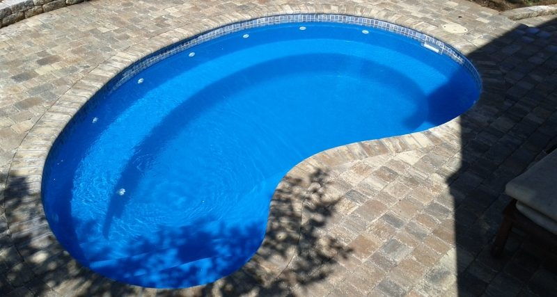 crispin model fiberglass in-ground swimming pool