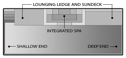 sydney harbour modal fiberglass swimming pool